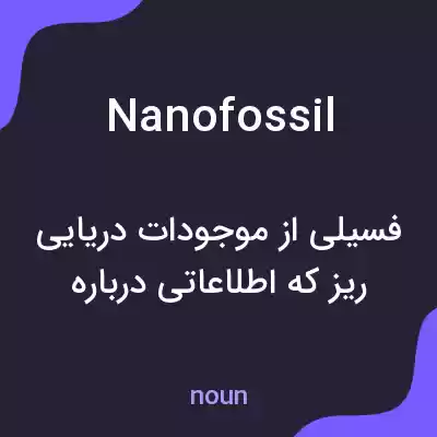 معنی nanofossil به فارسی معنی nanofossil به فارسی