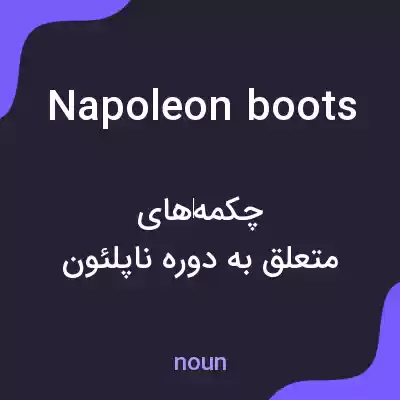 معنی napoleon boots به فارسی معنی napoleon boots به فارسی