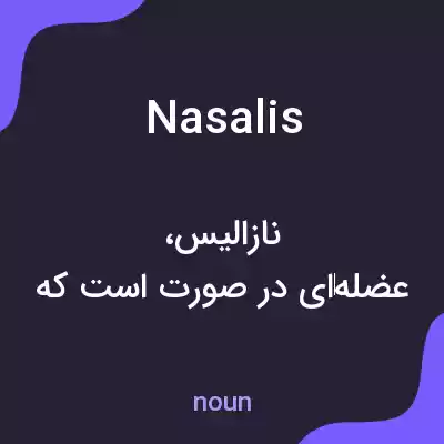 معنی nasalis به فارسی معنی nasalis به فارسی