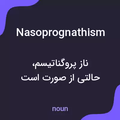 معنی nasoprognathism به فارسی معنی nasoprognathism به فارسی