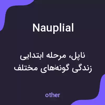 معنی nauplial به فارسی معنی nauplial به فارسی