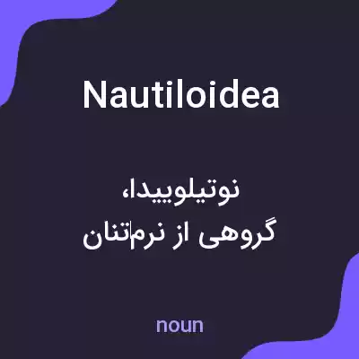 معنی nautiloidea به فارسی معنی nautiloidea به فارسی