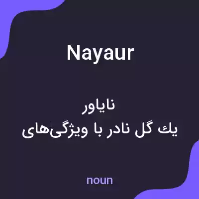 معنی nayaur به فارسی معنی nayaur به فارسی