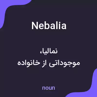 معنی nebalia به فارسی معنی nebalia به فارسی