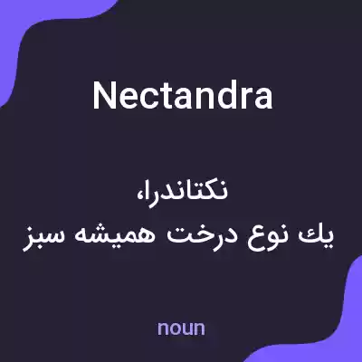 معنی nectandra به فارسی معنی nectandra به فارسی