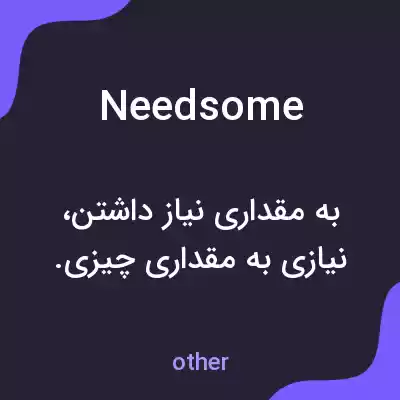 معنی needsome به فارسی معنی needsome به فارسی