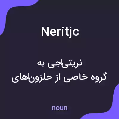 معنی neritjc به فارسی معنی neritjc به فارسی