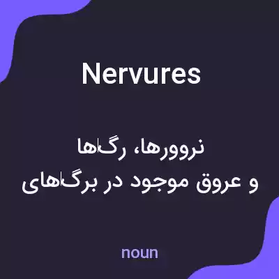 معنی nervures به فارسی معنی nervures به فارسی