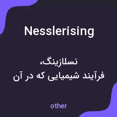 معنی nesslerising به فارسی معنی nesslerising به فارسی