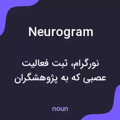 معنی neurogram به فارسی معنی neurogram به فارسی