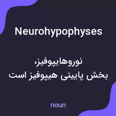 معنی neurohypophyses به فارسی معنی neurohypophyses به فارسی