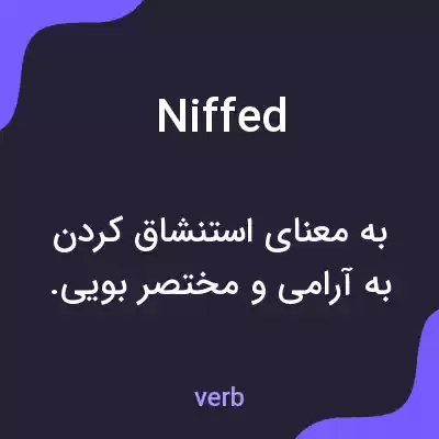 معنی niffed به فارسی معنی niffed به فارسی
