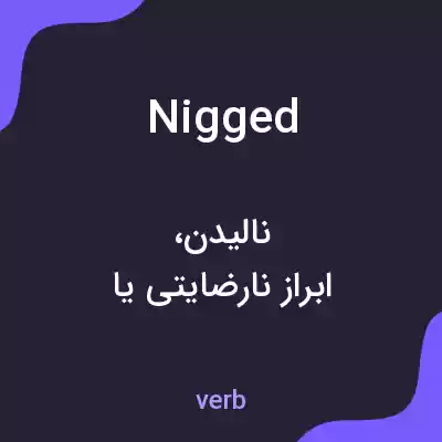 معنی nigged به فارسی معنی nigged به فارسی
