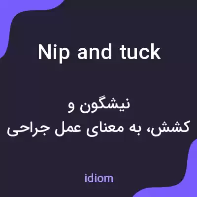 معنی nip and tuck به فارسی معنی nip and tuck به فارسی