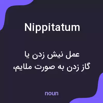 معنی nippitatum به فارسی معنی nippitatum به فارسی