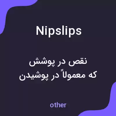 معنی nip slips به فارسی معنی nip slips به فارسی