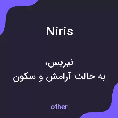 معنی niris به فارسی معنی niris به فارسی