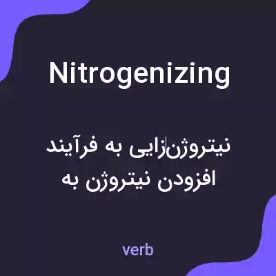 معنی nitrogenizing به فارسی معنی nitrogenizing به فارسی