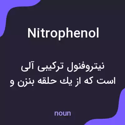 معنی nitrophenol به فارسی