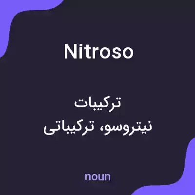 معنی nitroso به فارسی معنی nitroso به فارسی