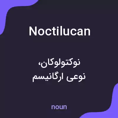 معنی noctilucan به فارسی معنی noctilucan به فارسی
