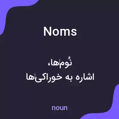 معنی noms به فارسی معنی noms به فارسی