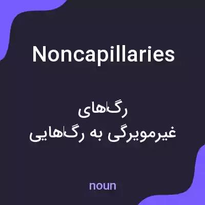 معنی noncapillaries به فارسی معنی noncapillaries به فارسی