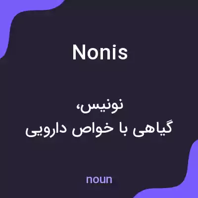 معنی nonis به فارسی معنی nonis به فارسی