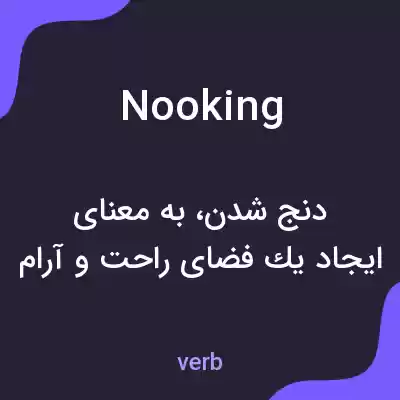 معنی nooking به فارسی معنی nooking به فارسی
