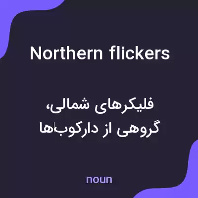 معنی northern flickers به فارسی