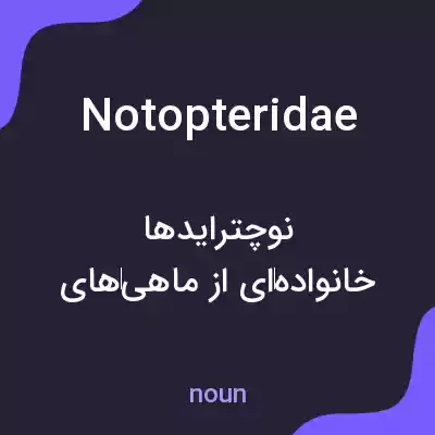معنی notopteridae به فارسی معنی notopteridae به فارسی