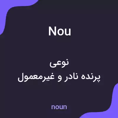 معنی nou به فارسی معنی nou به فارسی