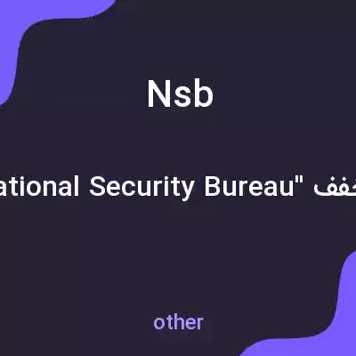 معنی nsb به فارسی