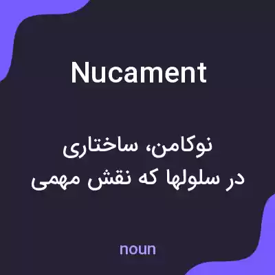 معنی nucament به فارسی معنی nucament به فارسی