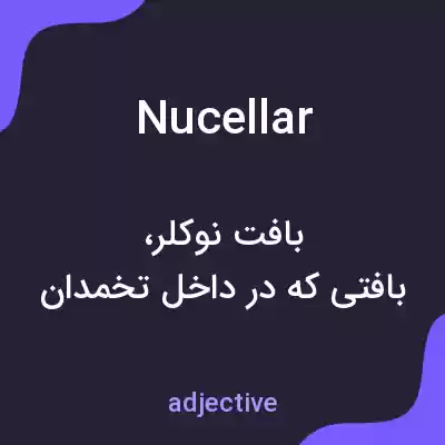 معنی nucellar به فارسی معنی nucellar به فارسی
