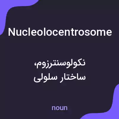 معنی nucleolocentrosome به فارسی معنی nucleolocentrosome به فارسی