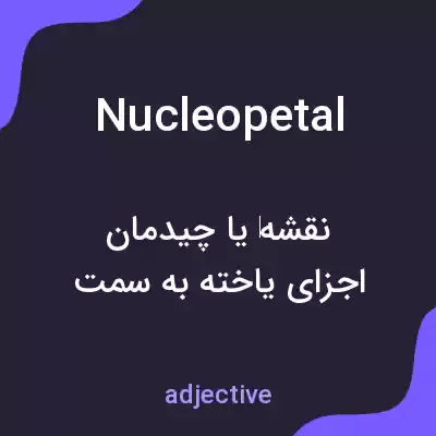 معنی nucleopetal به فارسی معنی nucleopetal به فارسی