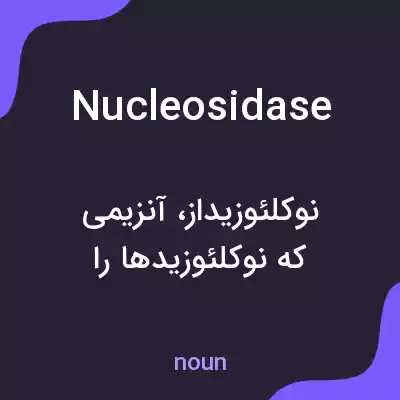 معنی nucleosidase به فارسی معنی nucleosidase به فارسی