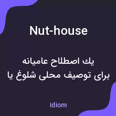 معنی nut-house به فارسی معنی nut-house به فارسی