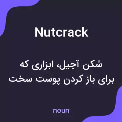 معنی nutcrack به فارسی معنی nutcrack به فارسی