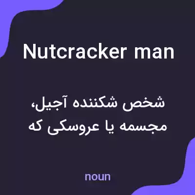 معنی nutcracker man به فارسی معنی nutcracker man به فارسی