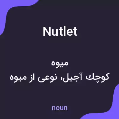 معنی nutlet به فارسی معنی nutlet به فارسی
