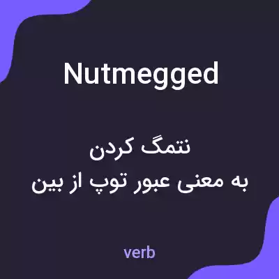 معنی nutmegged به فارسی معنی nutmegged به فارسی