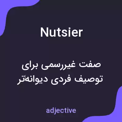 معنی nutsier به فارسی معنی nutsier به فارسی