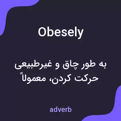 معنی obesely به فارسی معنی obesely به فارسی