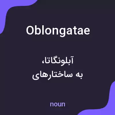 معنی oblongatae به فارسی معنی oblongatae به فارسی