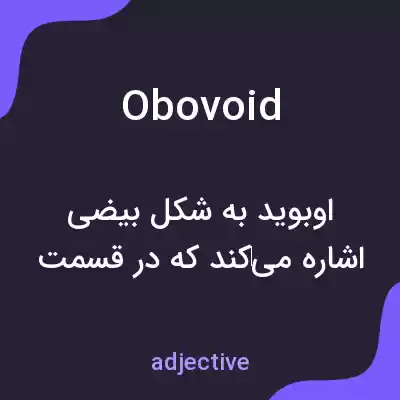 معنی obovoid به فارسی معنی obovoid به فارسی