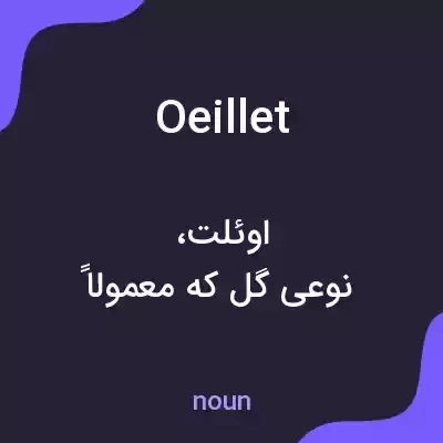 معنی oeillet به فارسی معنی oeillet به فارسی