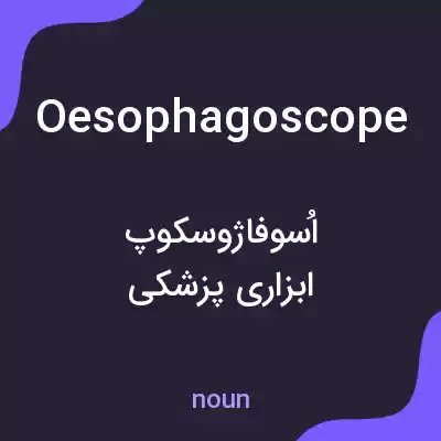 معنی oesophagoscope به فارسی معنی oesophagoscope به فارسی