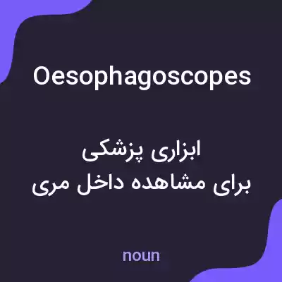 معنی oesophagoscopes به فارسی معنی oesophagoscopes به فارسی